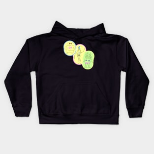 The Rabarbers: Young, gifted and neon Kids Hoodie